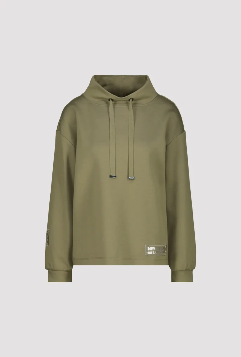 Monari Sweatshirt Mit Stehkragen