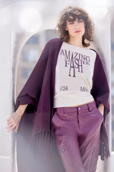 Monari T-Shirt Mit Frauen Print