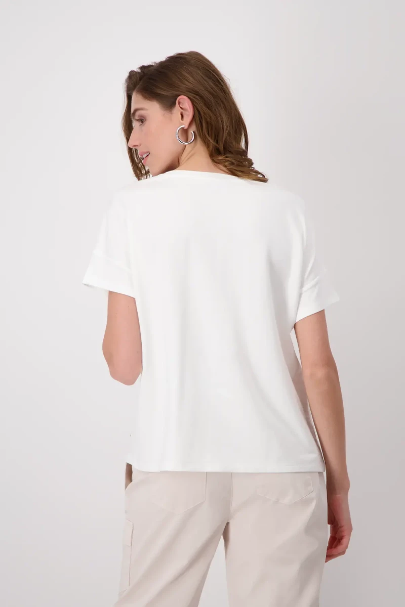 Monari T-Shirt Mit Frauen Zeichnung