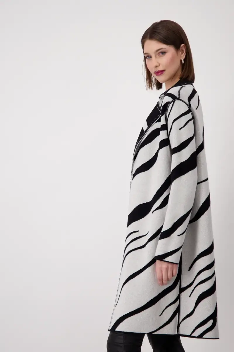 Monari Wendemantel Mit Tigermuster