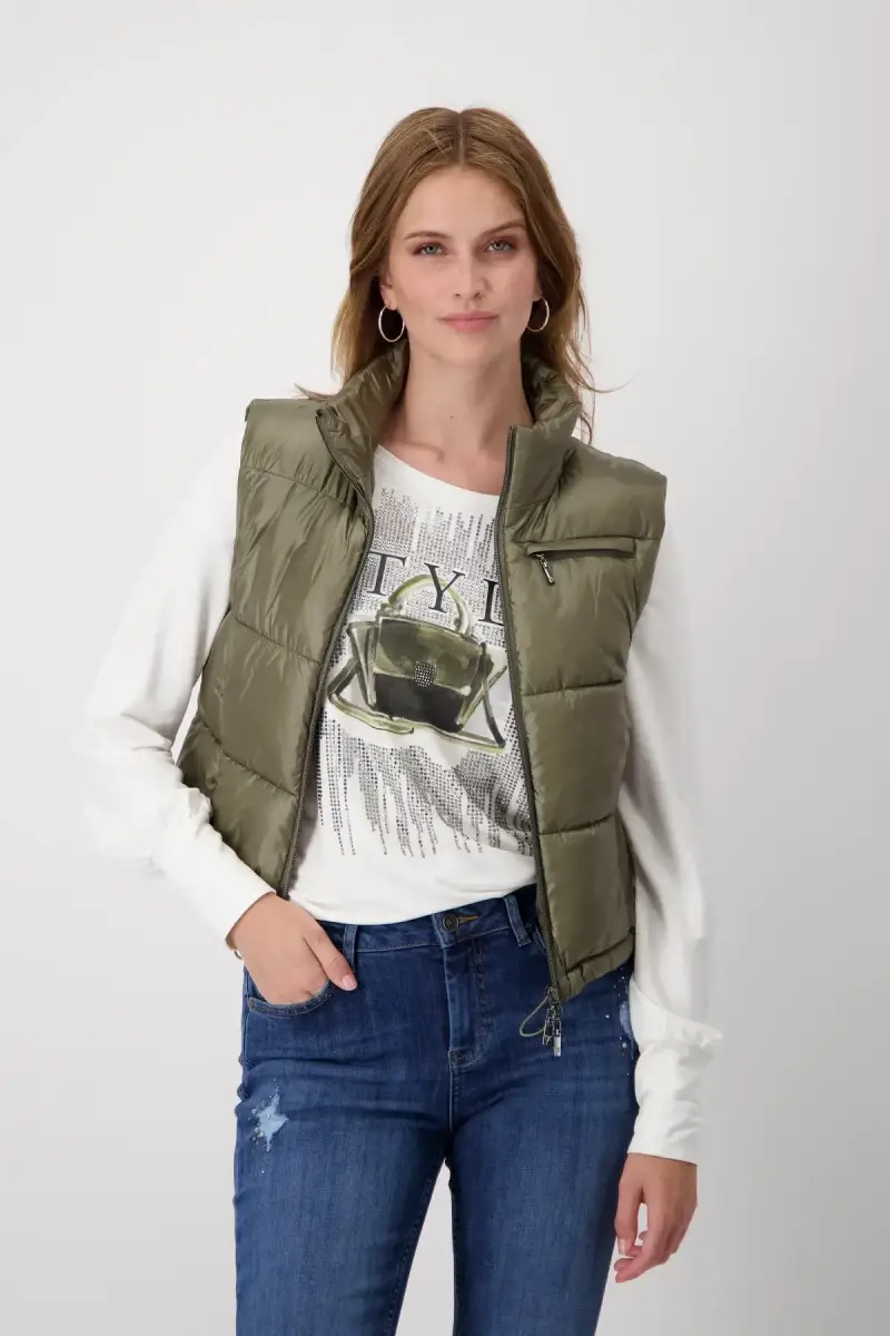 Monari Weste mit Stehkragen