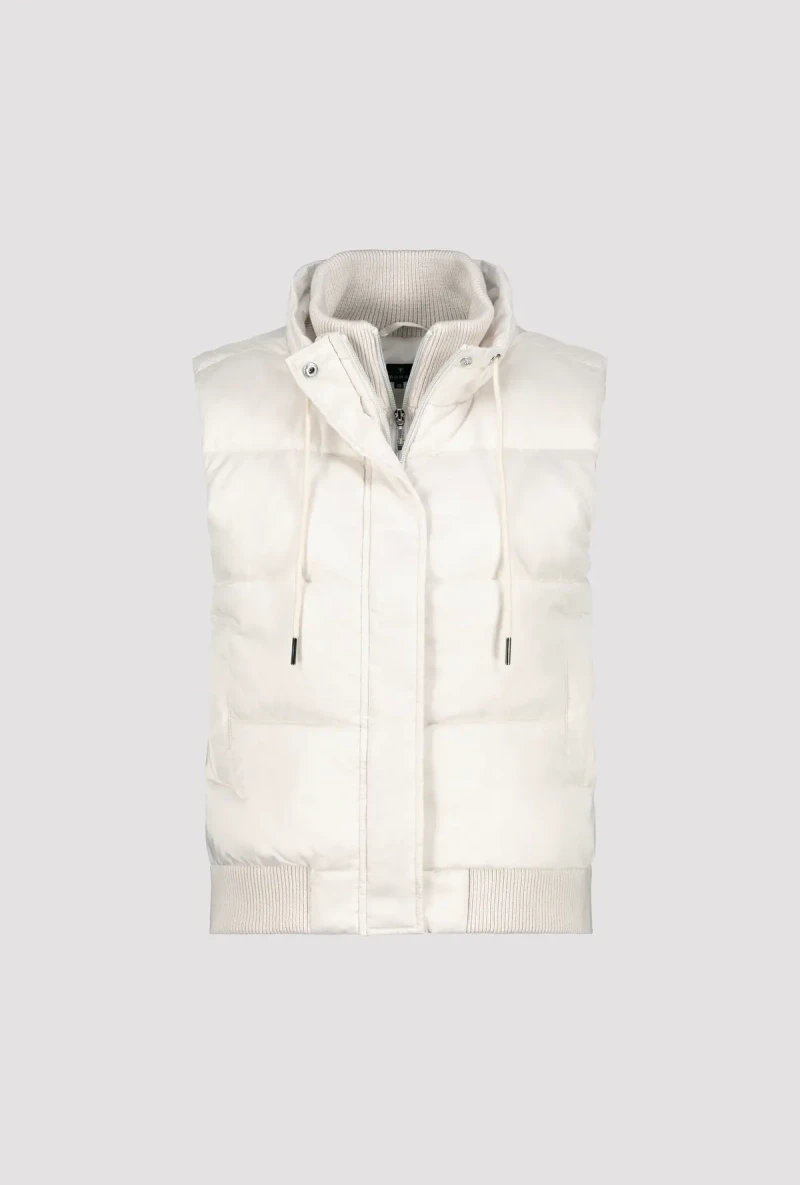 Monari Weste Mit Strickeinsatz