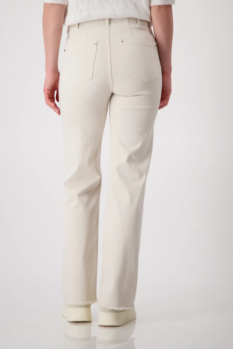 Monari Wide Leg Hose Mit Schmuck