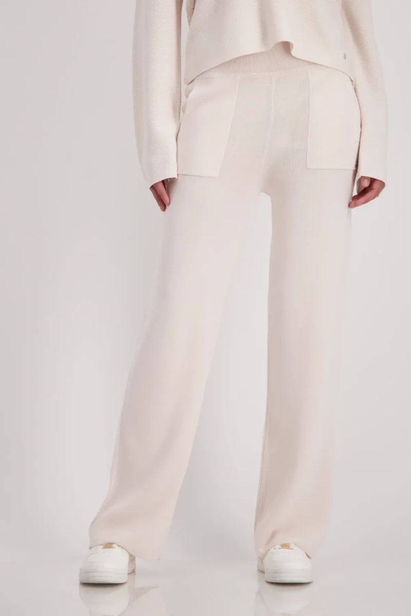 Monari Wide Leg Strickhose