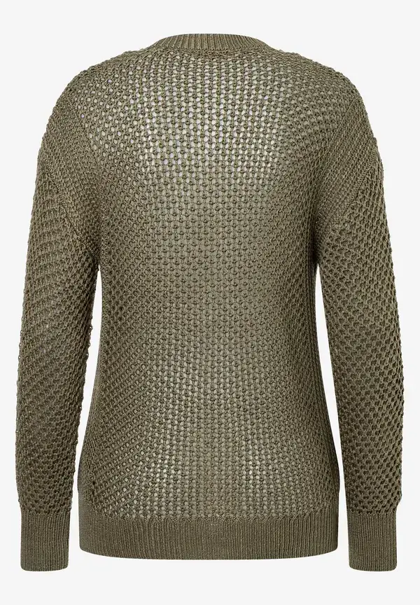 More & More Ajour Cardigan, Soft Reed Green, Sommer-Kollektion