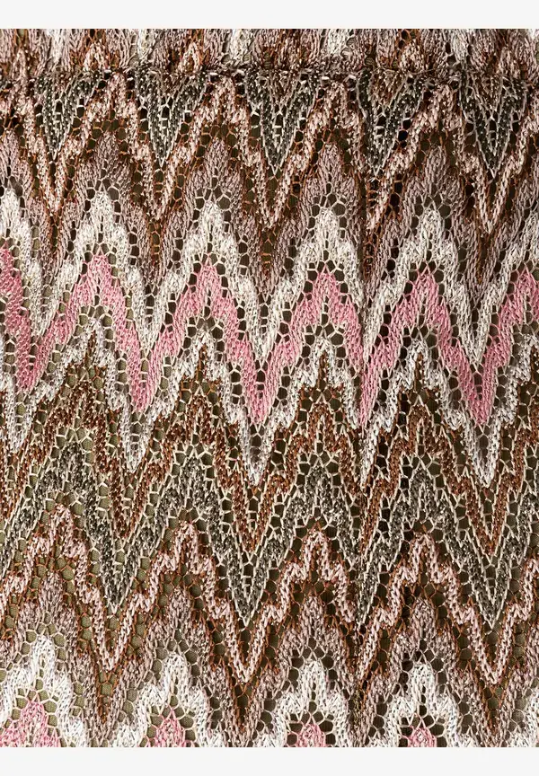 More & More Ajour Jerseyhose, Zick-Zack Dessin, Sommer-Kollektion