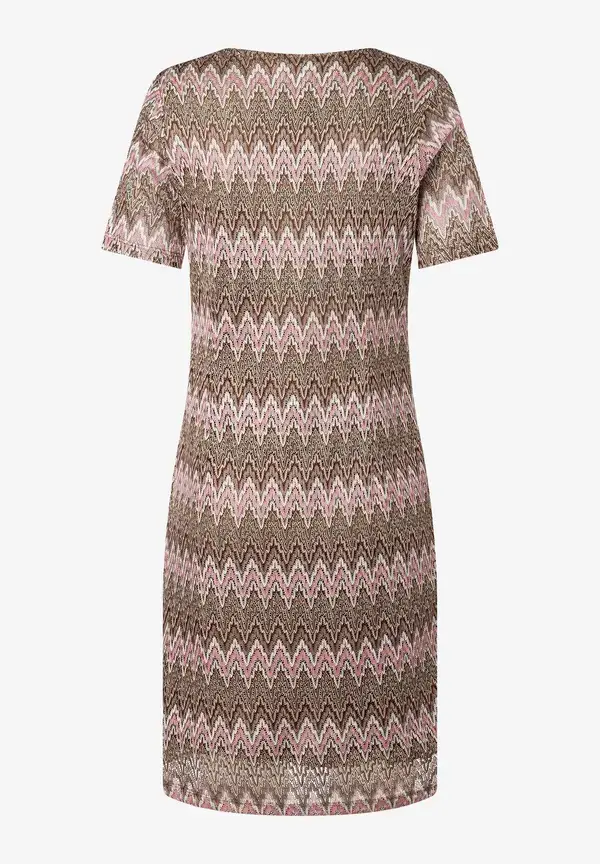 More & More Ajour Jerseykleid, Zick-Zack Dessin, Sommer-Kollektion