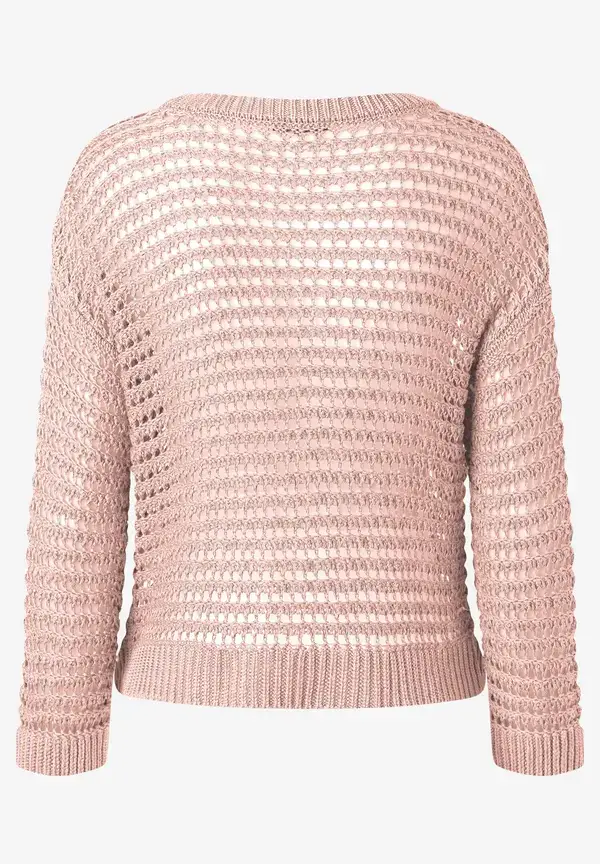 More & More Ajour Pullover, Powder Rose, Sommer-Kollektion