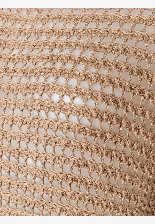 More & More Ajour Pullover, Soft Toffee, Sommer-Kollektion