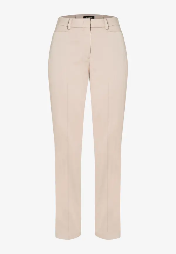 More & More Anzughose Mit Feiner Struktur, Beige, Frühjahrs-Kollektion