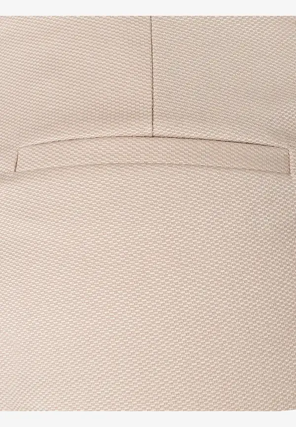 More & More Anzughose Mit Feiner Struktur, Beige, Frühjahrs-Kollektion