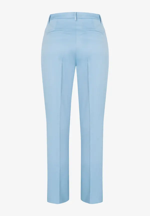 More & More Anzughose Mit Feiner Struktur, Hellblau, Frühjahrs-Kollektion