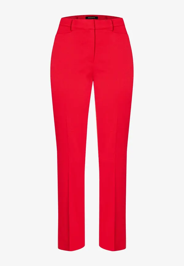 More & More Anzughose Mit Feiner Struktur, Rot, Frühjahrs-Kollektion