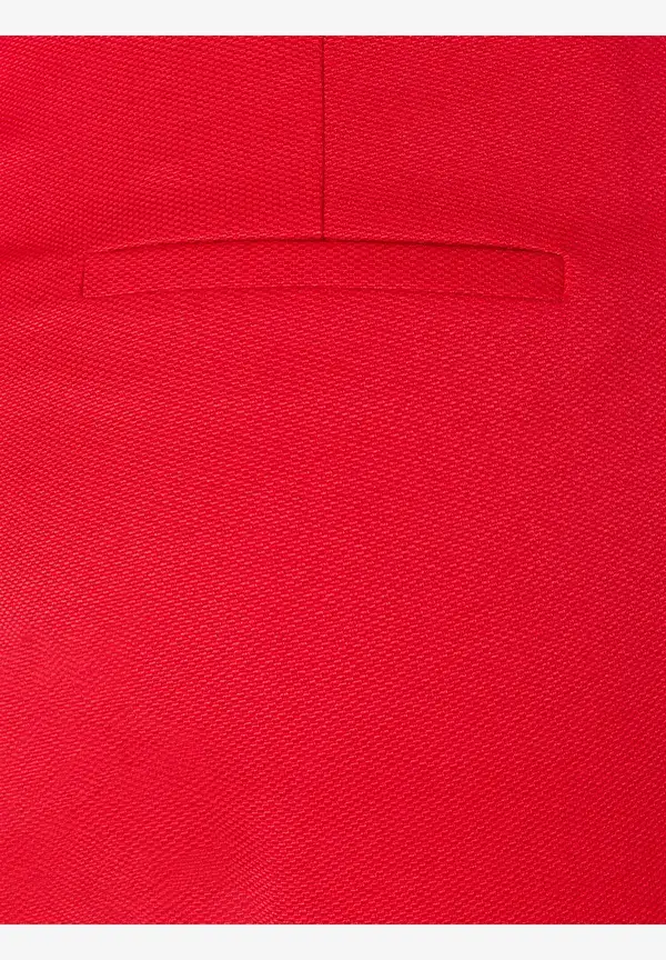 More & More Anzughose Mit Feiner Struktur, Rot, Frühjahrs-Kollektion