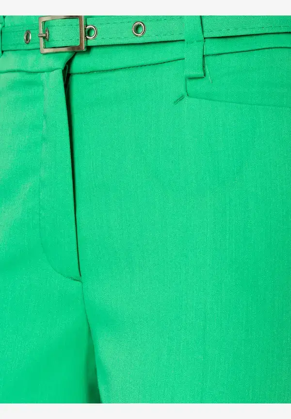 More & More Anzughose Mit Gürtel, March Green, Frühjahrs-Kollektion