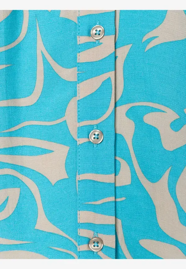 More & More ärmellose Bluse, Abstrakter Flowerprint, Frühjahrs-Kollektion