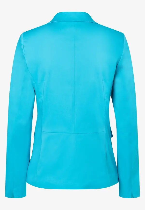 More & More Baumwoll-Satin Blazer, Türkis, Frühjahrs-Kollektion
