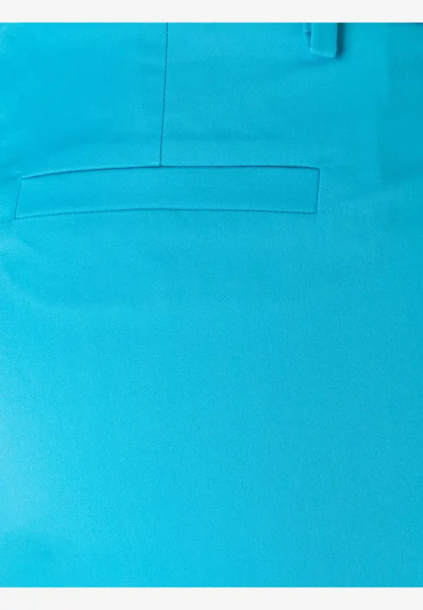 More & More Baumwoll-Satin Hose, Türkis, Frühjahrs-Kollektion