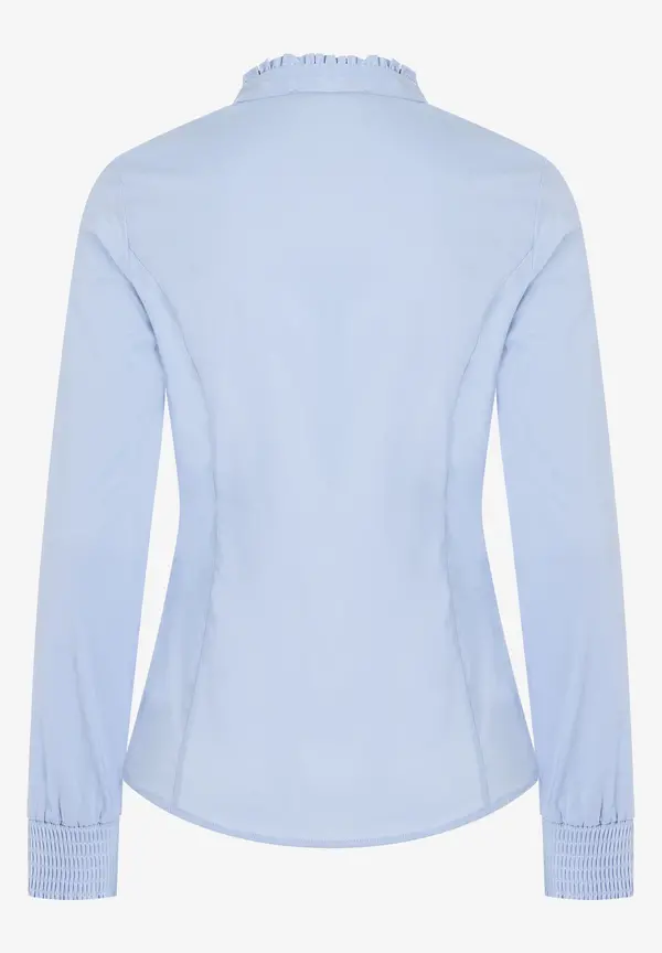 More & More Baumwoll/Stretch Bluse, Hellblau, Sommer-Kollektion