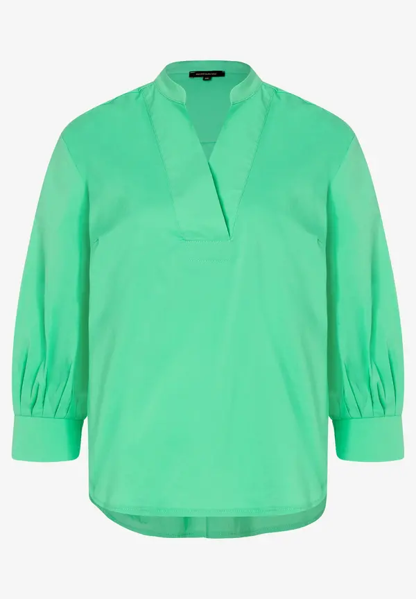 More & More Baumwoll/Stretch Bluse, March Green, Frühjahrs-Kollektion