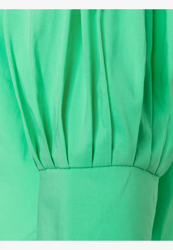 More & More Baumwoll/Stretch Bluse, March Green, Frühjahrs-Kollektion