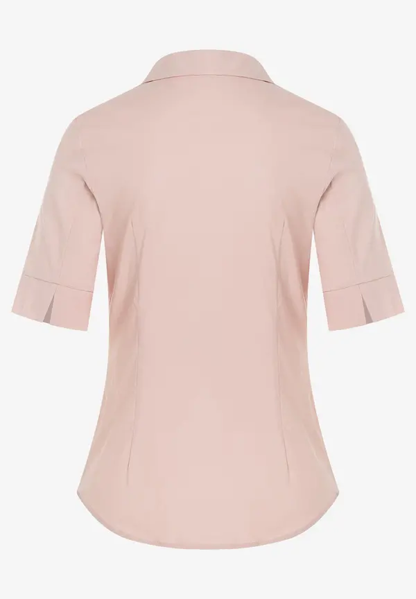 More & More Baumwoll/Stretch Bluse, Powder Rose, Sommer-Kollektion