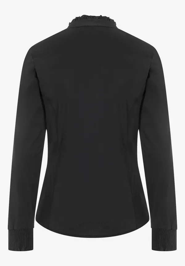 More & More Baumwoll/Stretch Bluse, Schwarz, Sommer-Kollektion