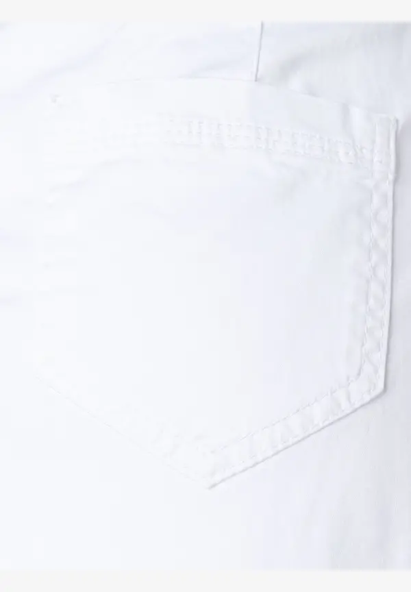 More & More Baumwoll/Stretch Rock, Weiß, Sommer-Kollektion