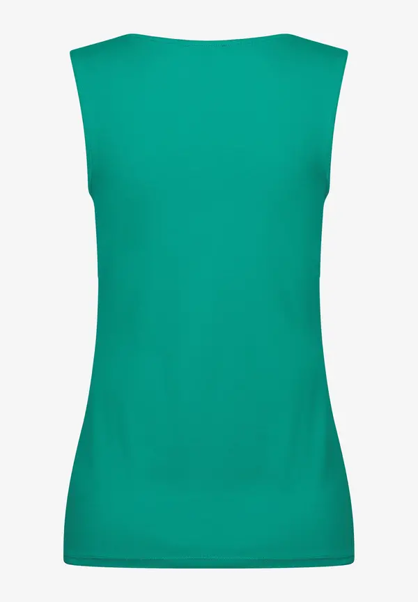 More & More Baumwoll/Stretch Top, Summergarden Green, Sommer-Kollektion