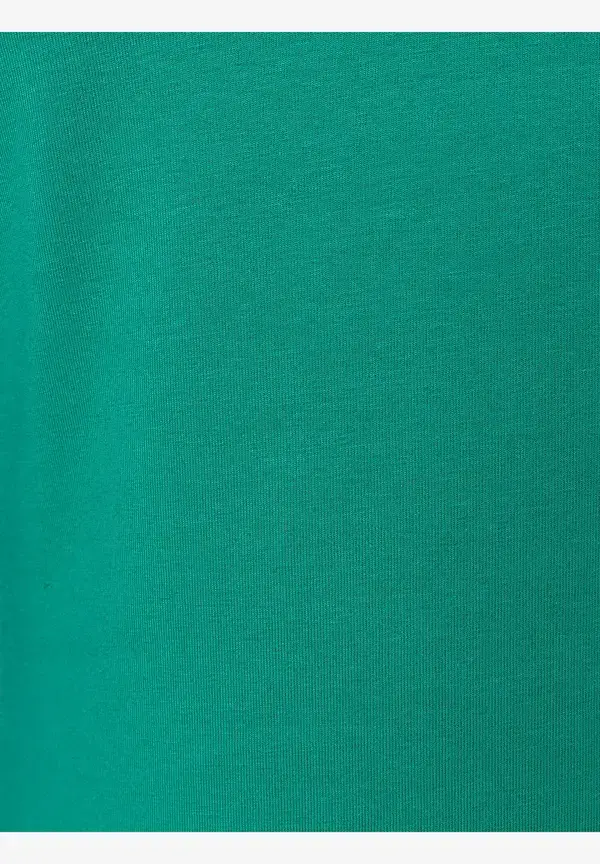 More & More Baumwoll/Stretch Top, Summergarden Green, Sommer-Kollektion