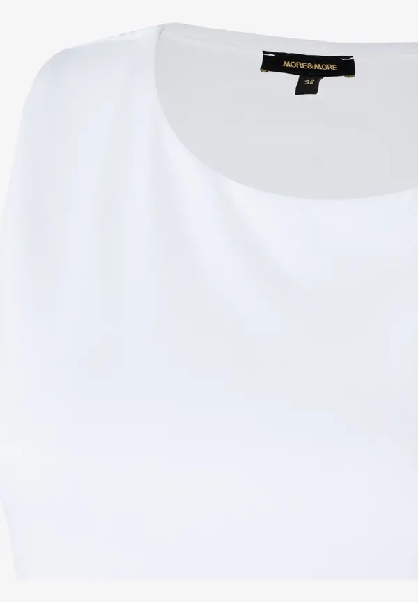 More & More Baumwoll/Stretch Top, Weiß, Frühjahrs-Kollektion
