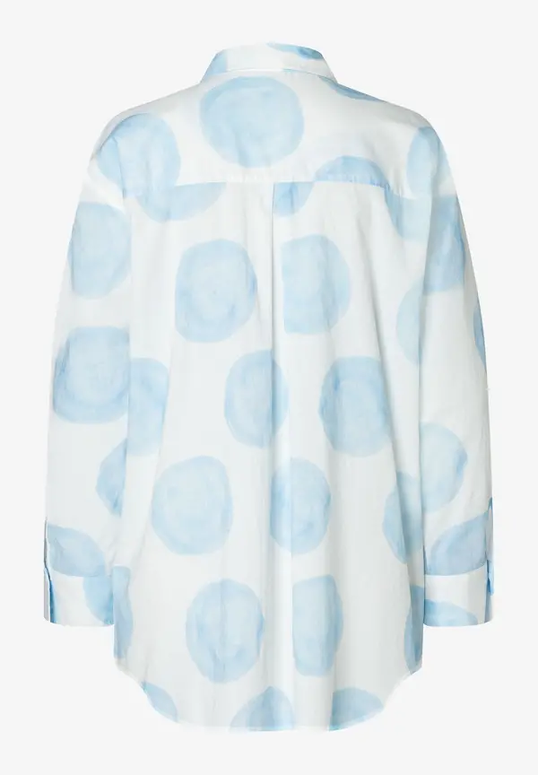 More & More Baumwollbluse, XL-Dots, Frühjahrs-Kollektion