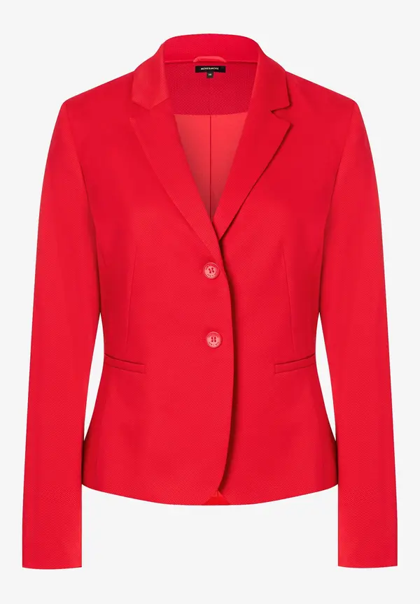 More & More Blazer Mit Feiner Struktur, Rot, Frühjahrs-Kollektion