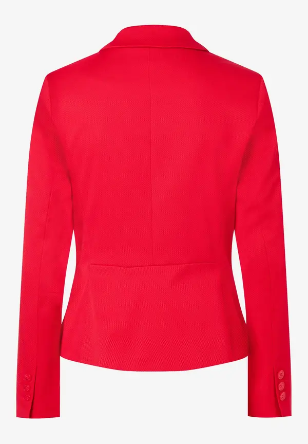 More & More Blazer Mit Feiner Struktur, Rot, Frühjahrs-Kollektion