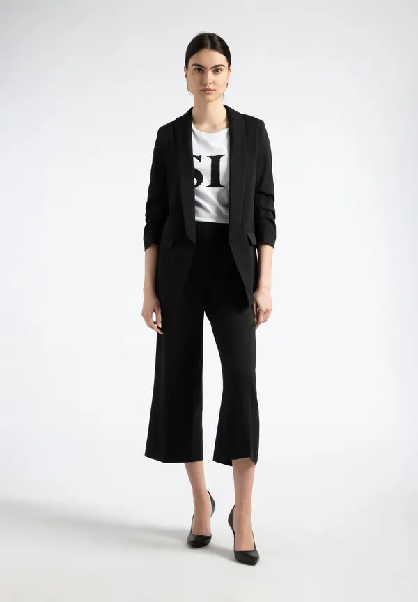 More & More Blazer Mit Schalkragen, Schwarz, Frühjahrs-Kollektion