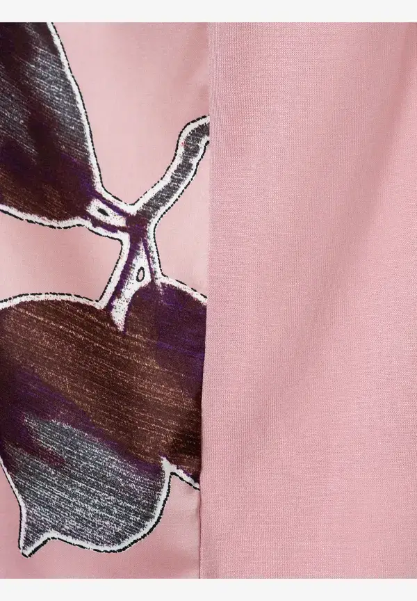 More & More Blusenshirt, Blätterprint, Herbst-Kollektion