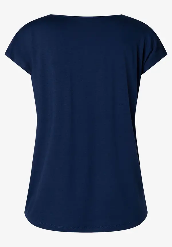 More & More Blusenshirt Mit Abstraktem Print, Frühjahrs-Kollektion