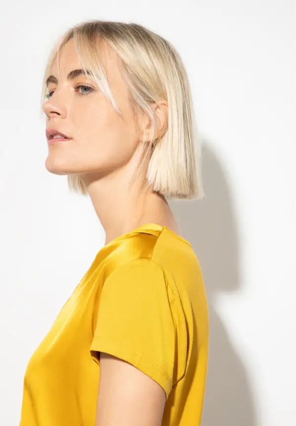 More & More Blusenshirt, Warm Sunglow, Sommer-Kollektion