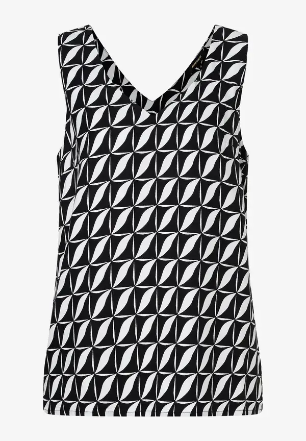 More & More Blusentop, Grafischer Print, Sommer-Kollektion