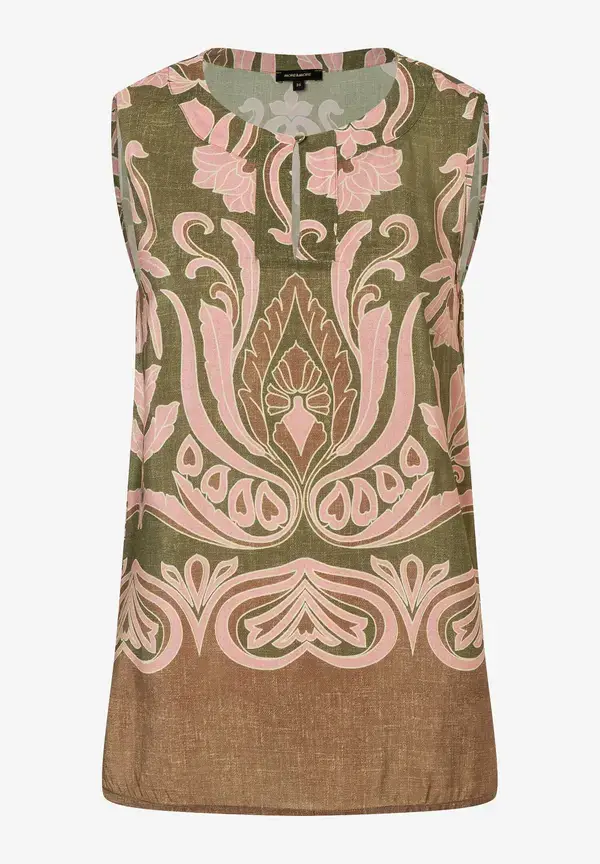 More & More Blusentop, Ornament Print, Sommer-Kollektion