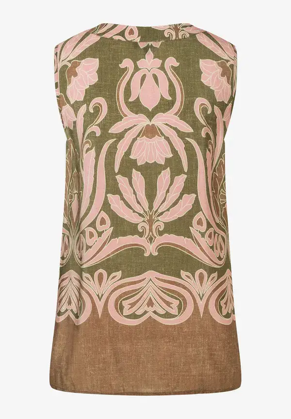 More & More Blusentop, Ornament Print, Sommer-Kollektion