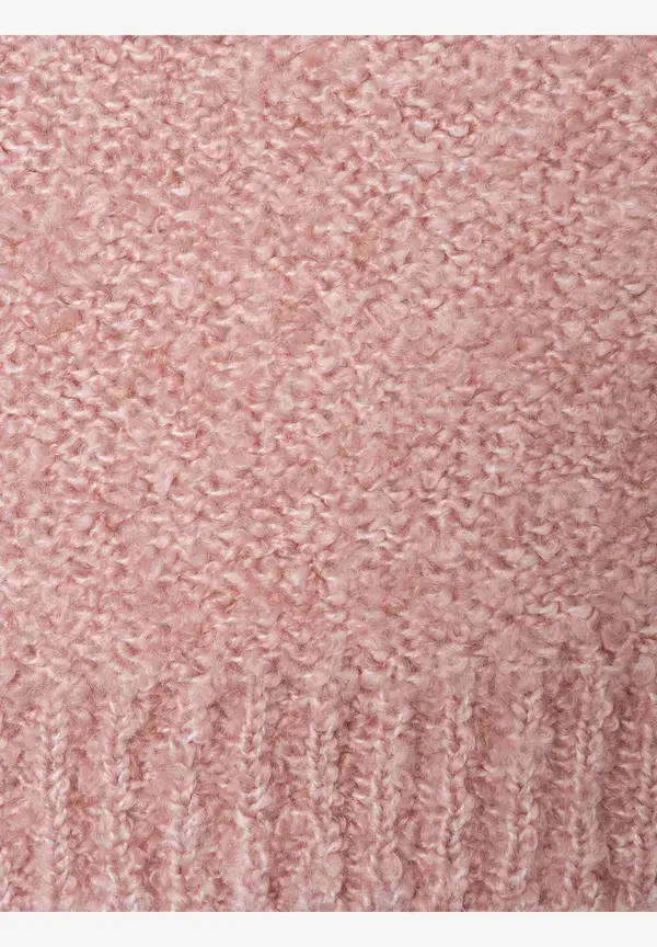 More & More Bouclé-Pullover, Rose Flush, Herbst-Kollektion