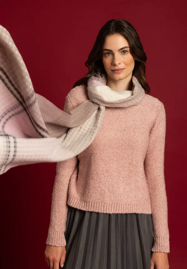 More & More Breiter Schal Mit Fransen, Herbst-Kollektion