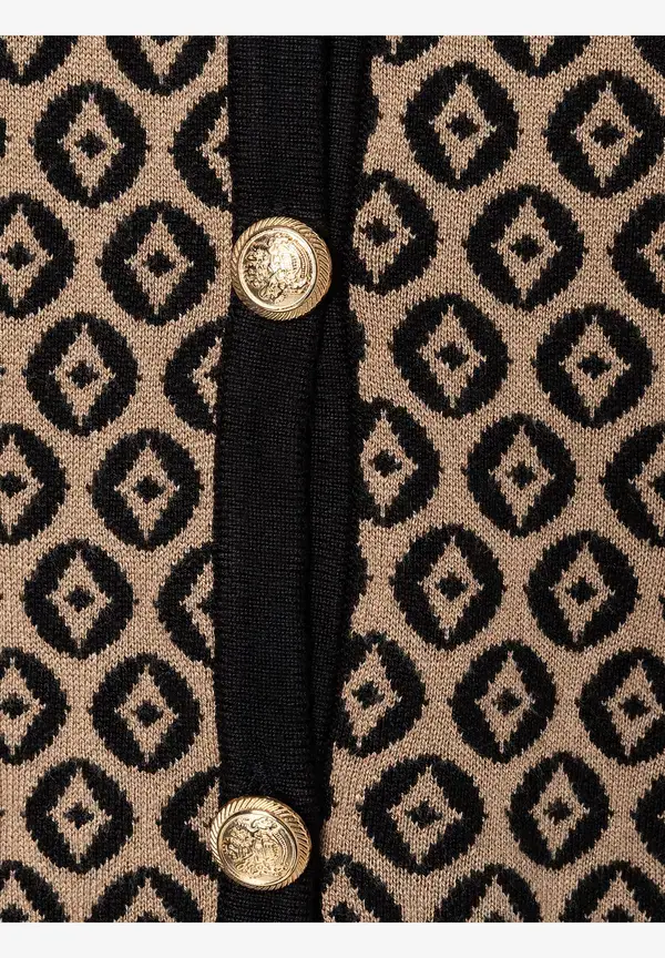 More & More Cardigan Mit Jacquardmuster, Herbst-Kollektion