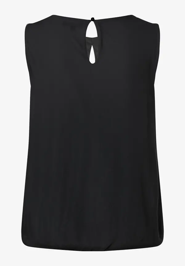 More & More Chiffon Blusentop, Schwarz, Frühjahrs-Kollektion