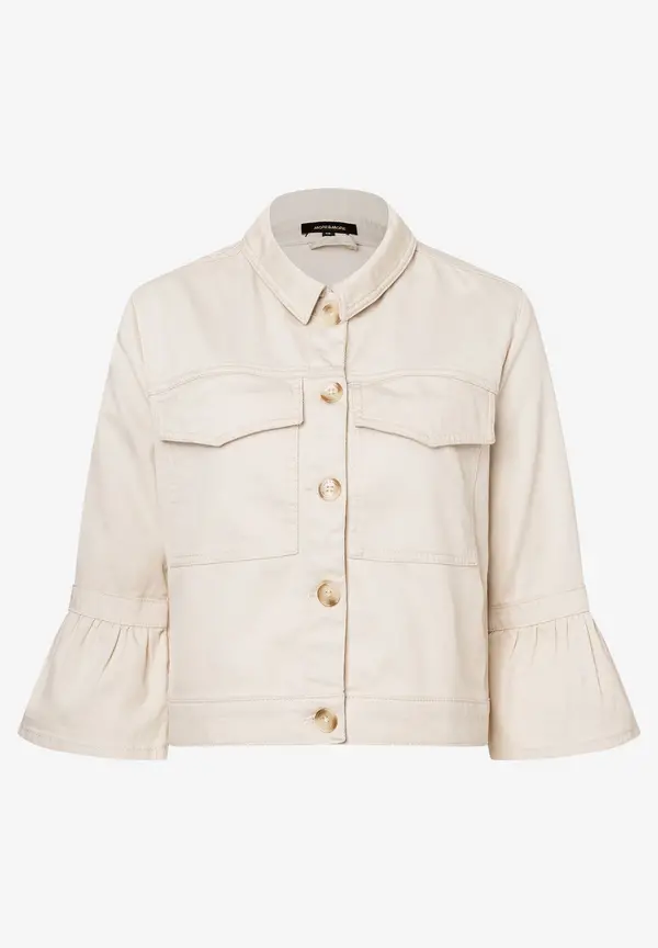 More & More Colored Denim Jacke, Sand, Sommer-Kollektion