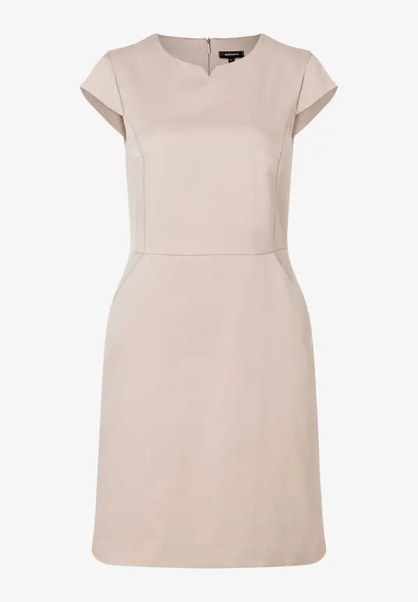 More & More Etuikleid Mit Feiner Struktur, Beige, Frühjahrs-Kollektion