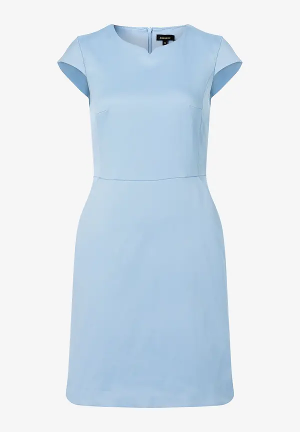 More & More Etuikleid Mit Feiner Struktur, Hellblau, Frühjahrs-Kollektion