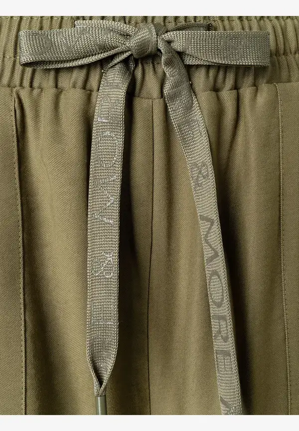More & More Fließende Cargohose, Soft Reed Green, Sommer-Kollektion