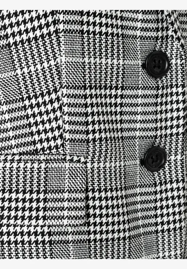 More & More Glencheck Blazer, Schwarz/ecru, Herbst-Kollektion